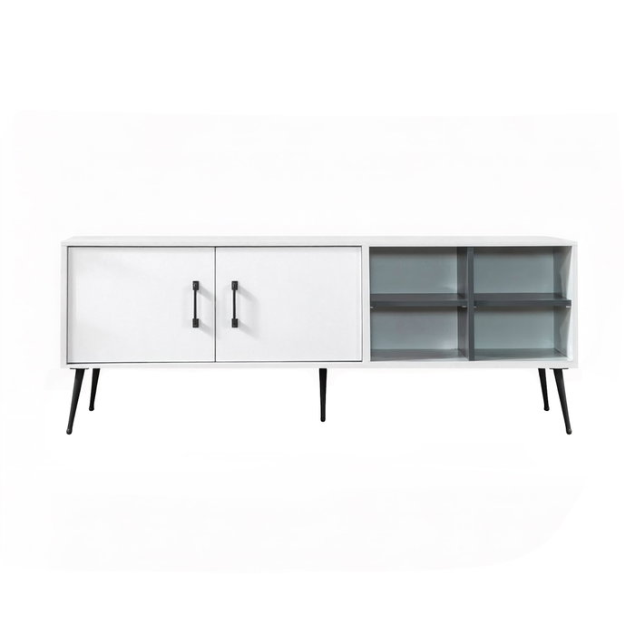 Hanah Home Şile 3612 Soporte para TV Blanco y Antracita Hanah Home Şile 3612 Soporte para TV Blanco y Antracita